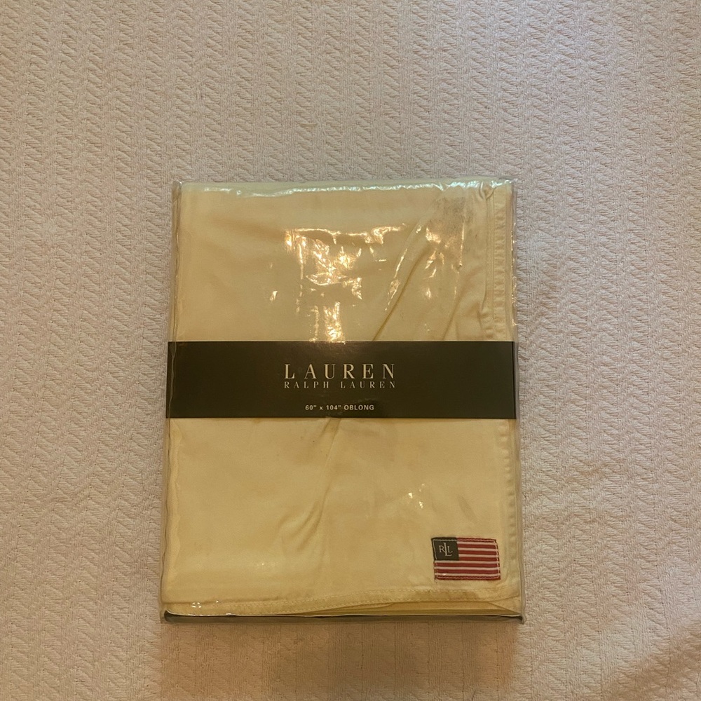 Lauren Ralph Lauren Cream Tablecloth